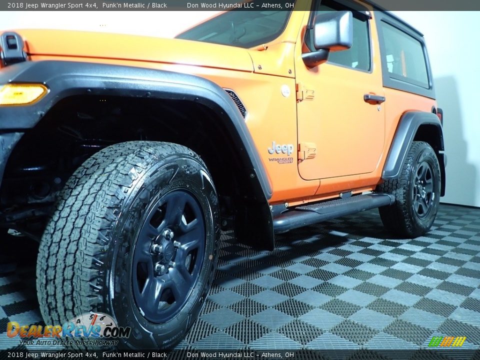 2018 Jeep Wrangler Sport 4x4 Punk'n Metallic / Black Photo #8