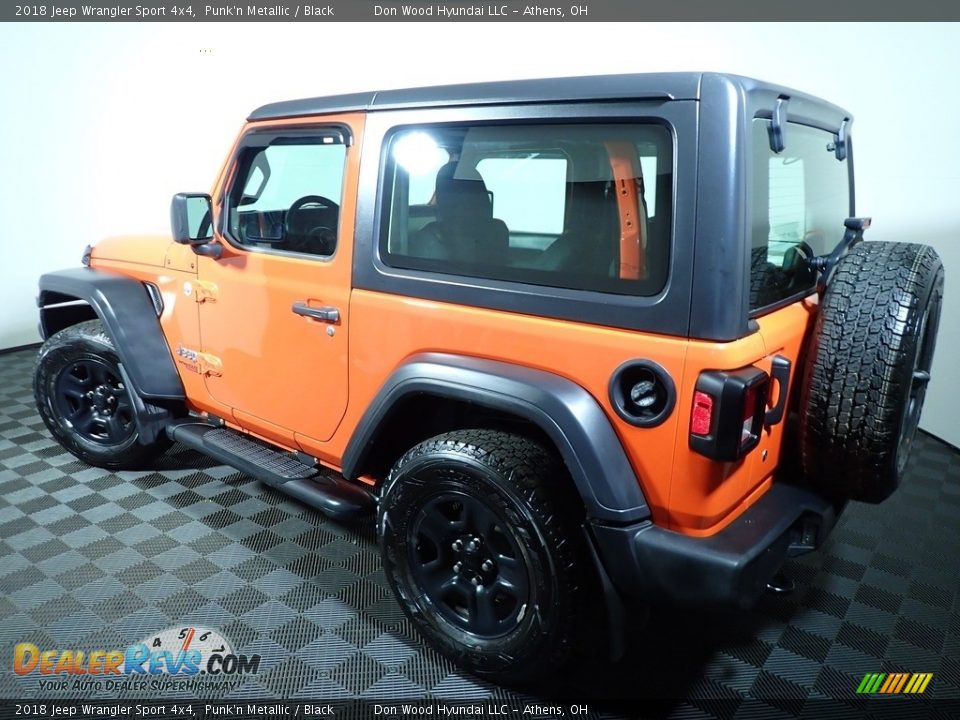 2018 Jeep Wrangler Sport 4x4 Punk'n Metallic / Black Photo #9