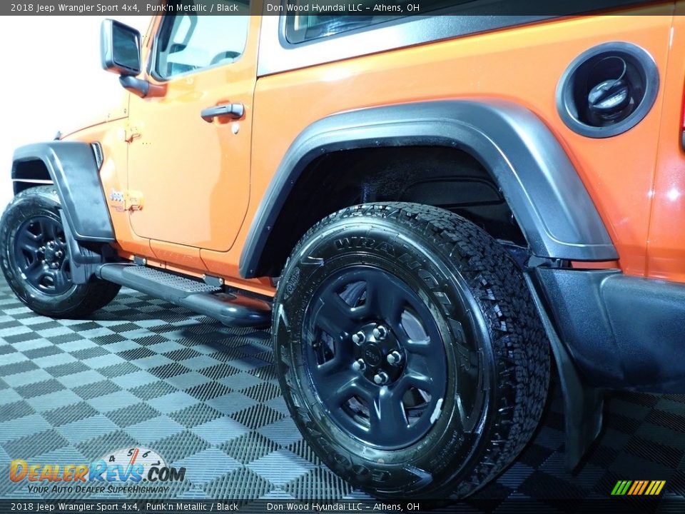 2018 Jeep Wrangler Sport 4x4 Punk'n Metallic / Black Photo #10