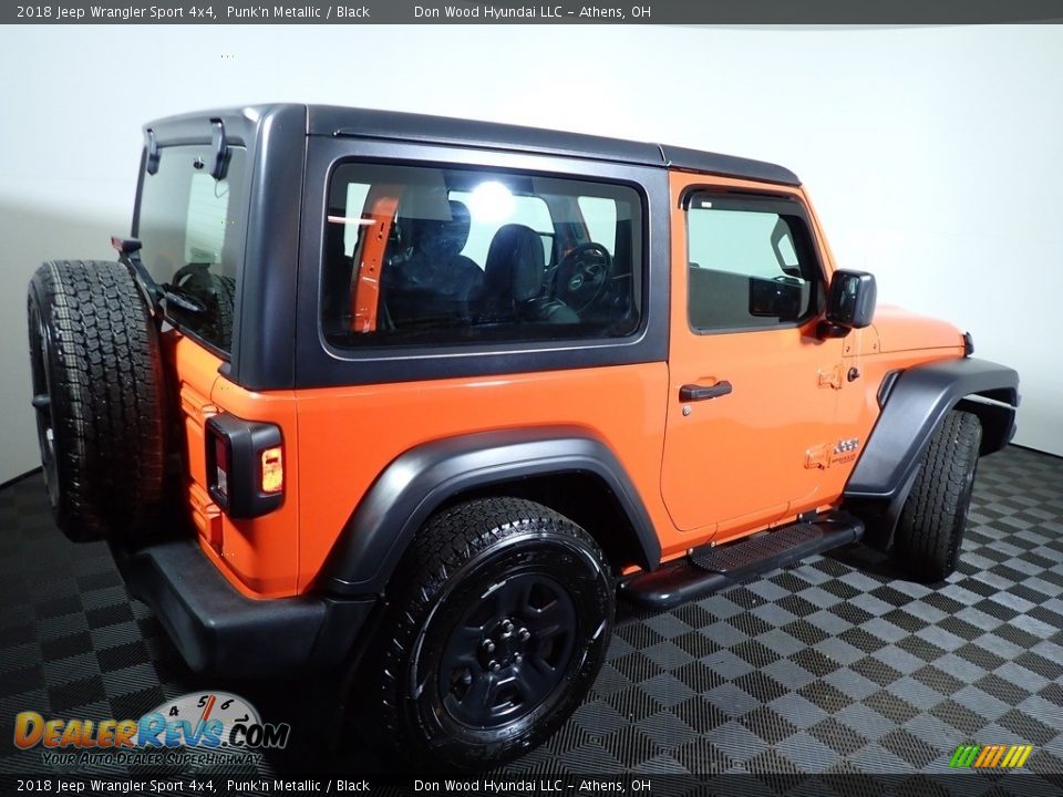 2018 Jeep Wrangler Sport 4x4 Punk'n Metallic / Black Photo #15