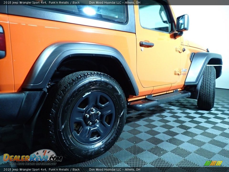 2018 Jeep Wrangler Sport 4x4 Punk'n Metallic / Black Photo #16