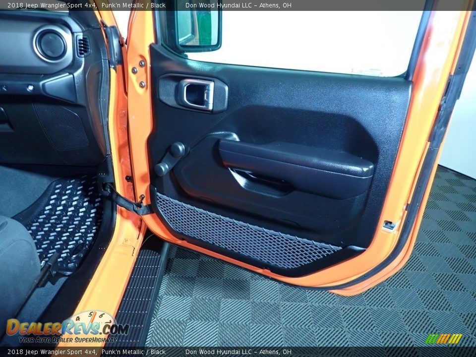2018 Jeep Wrangler Sport 4x4 Punk'n Metallic / Black Photo #21
