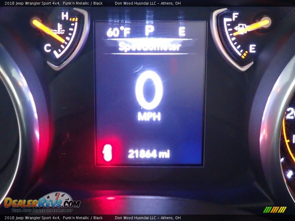 2018 Jeep Wrangler Sport 4x4 Punk'n Metallic / Black Photo #25