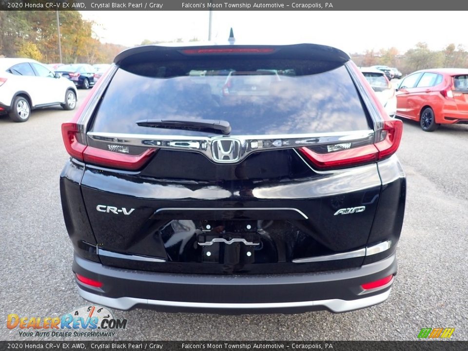 2020 Honda CR-V EX AWD Crystal Black Pearl / Gray Photo #4
