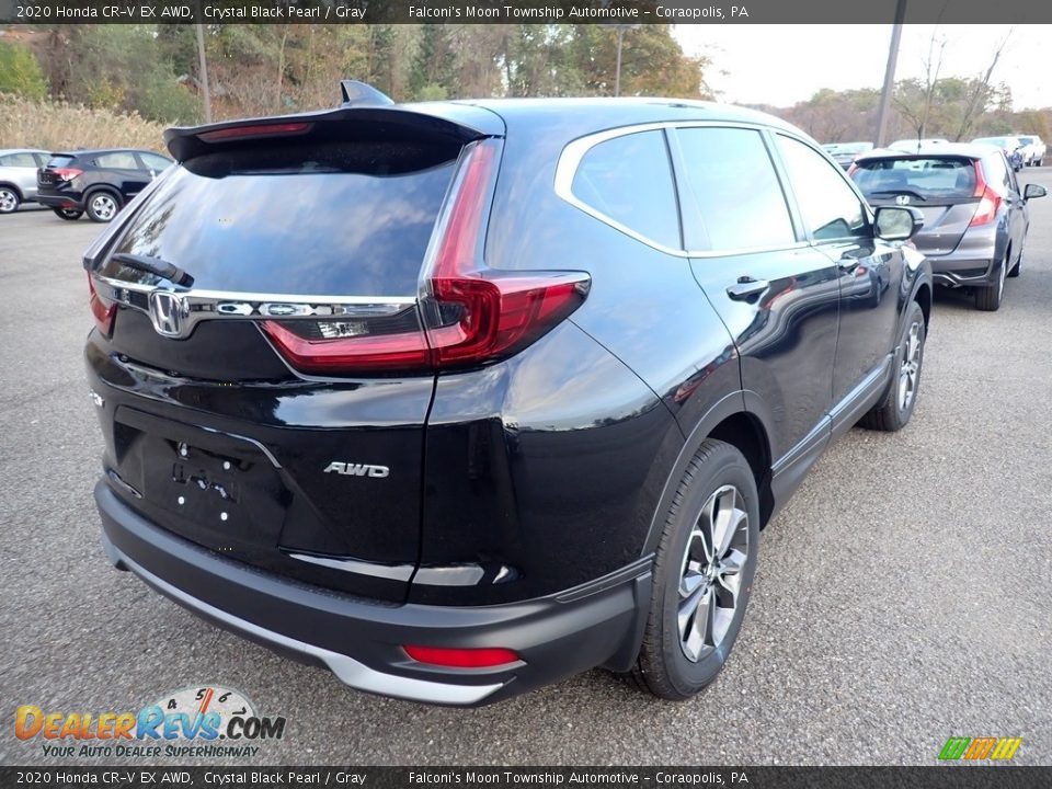 2020 Honda CR-V EX AWD Crystal Black Pearl / Gray Photo #5
