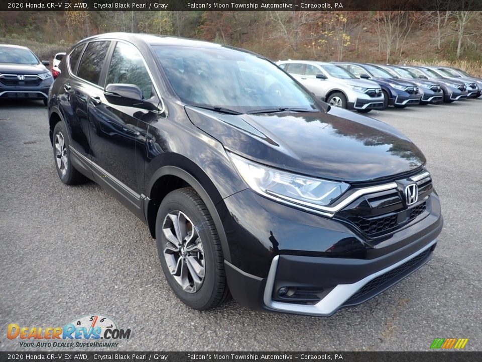 Front 3/4 View of 2020 Honda CR-V EX AWD Photo #6