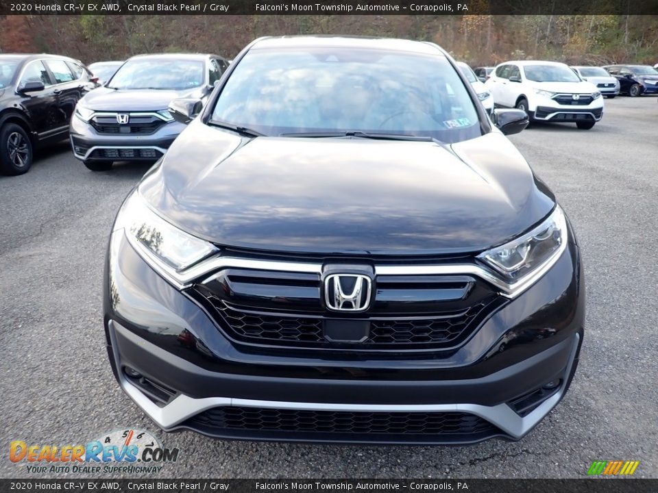 2020 Honda CR-V EX AWD Crystal Black Pearl / Gray Photo #7
