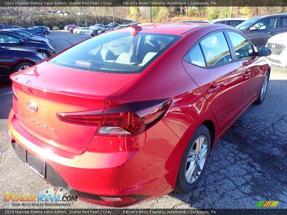 2020 Hyundai Elantra Value Edition Scarlet Red Pearl / Gray Photo #2