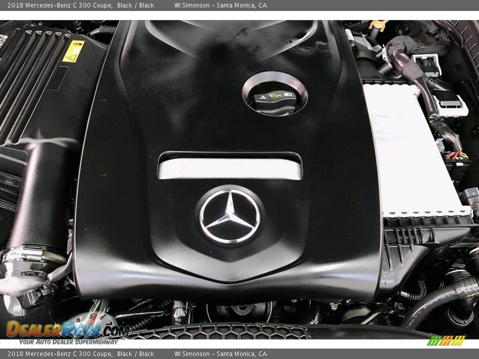2018 Mercedes-Benz C 300 Coupe Black / Black Photo #32