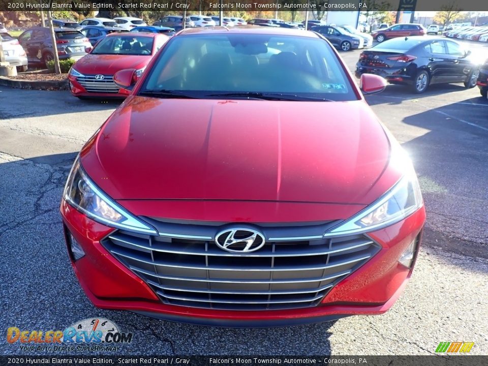 2020 Hyundai Elantra Value Edition Scarlet Red Pearl / Gray Photo #4