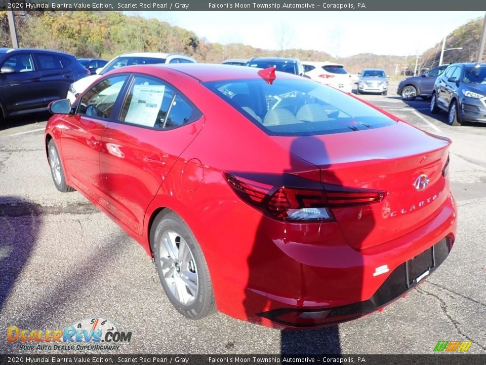 2020 Hyundai Elantra Value Edition Scarlet Red Pearl / Gray Photo #6