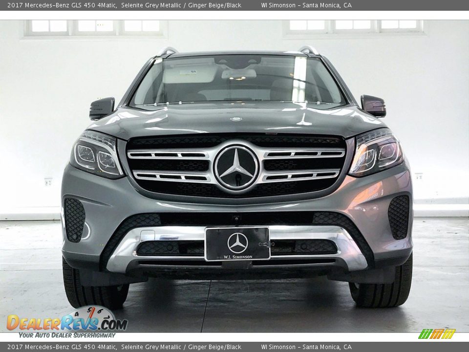 2017 Mercedes-Benz GLS 450 4Matic Selenite Grey Metallic / Ginger Beige/Black Photo #2