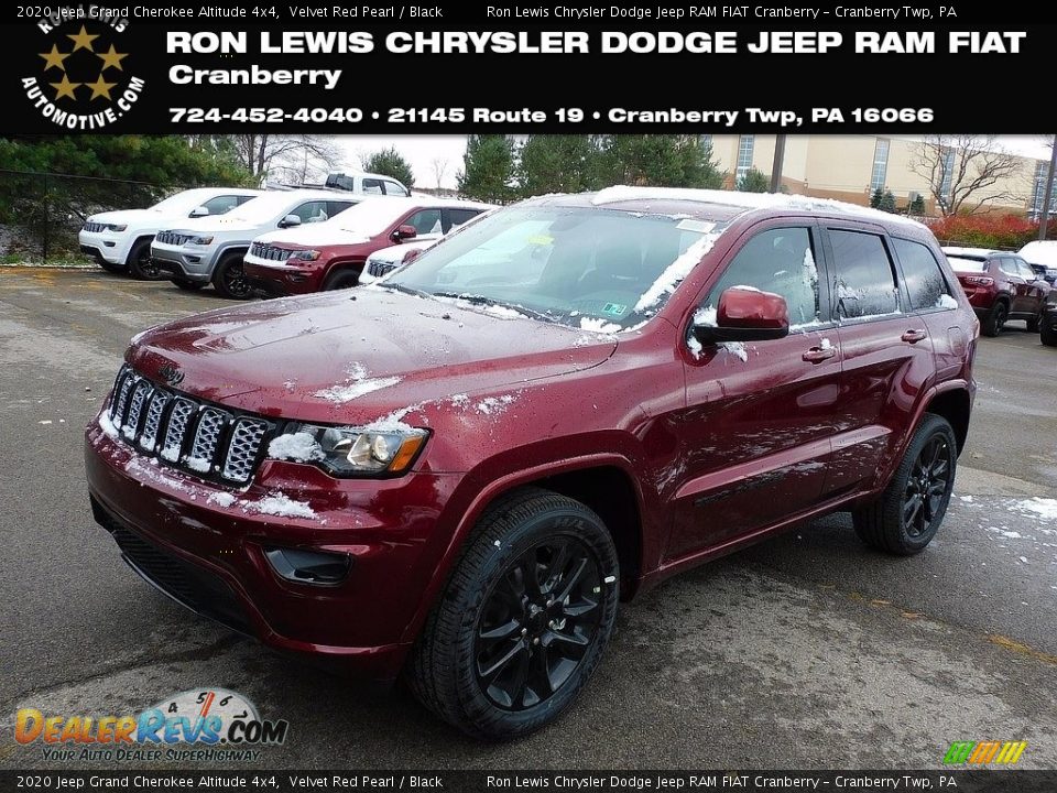 2020 Jeep Grand Cherokee Altitude 4x4 Velvet Red Pearl / Black Photo #1