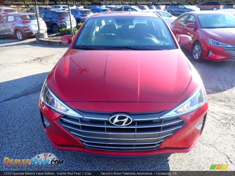 2020 Hyundai Elantra Value Edition Scarlet Red Pearl / Gray Photo #4