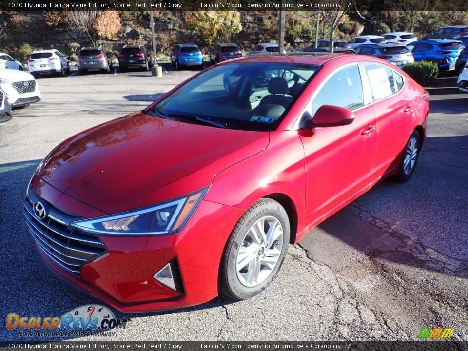 2020 Hyundai Elantra Value Edition Scarlet Red Pearl / Gray Photo #5