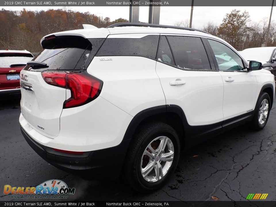 2019 GMC Terrain SLE AWD Summit White / Jet Black Photo #9