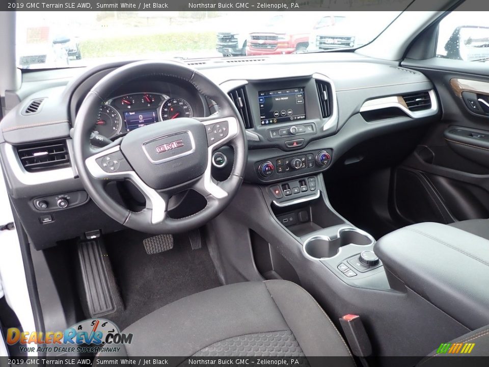 2019 GMC Terrain SLE AWD Summit White / Jet Black Photo #19