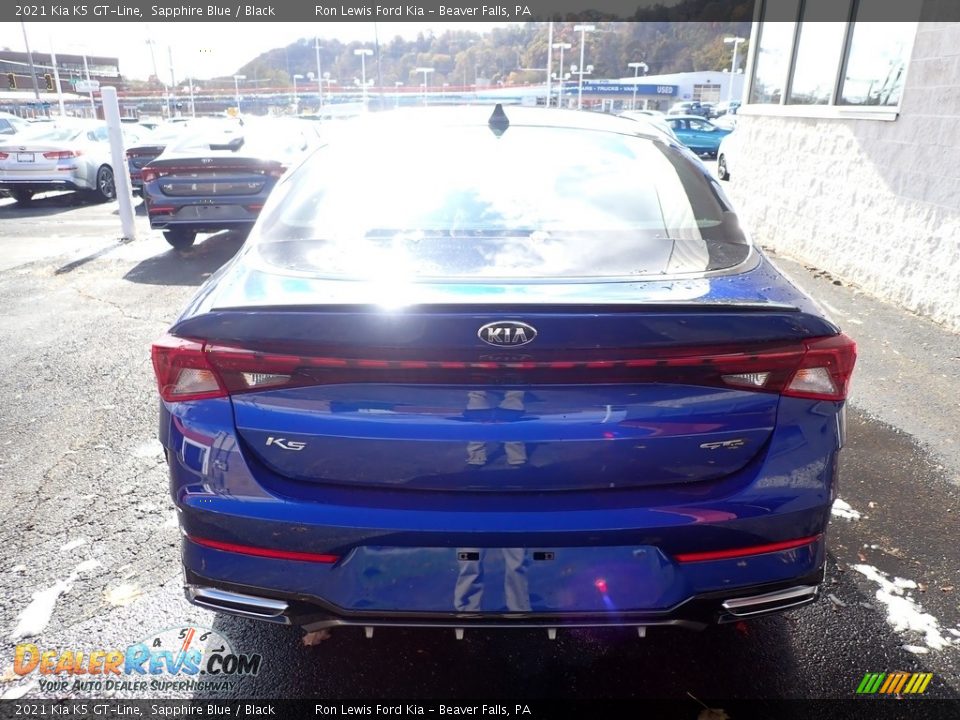 2021 Kia K5 GT-Line Sapphire Blue / Black Photo #4