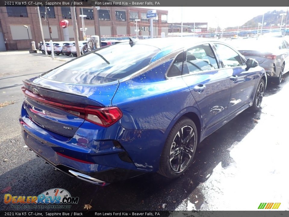 2021 Kia K5 GT-Line Sapphire Blue / Black Photo #5