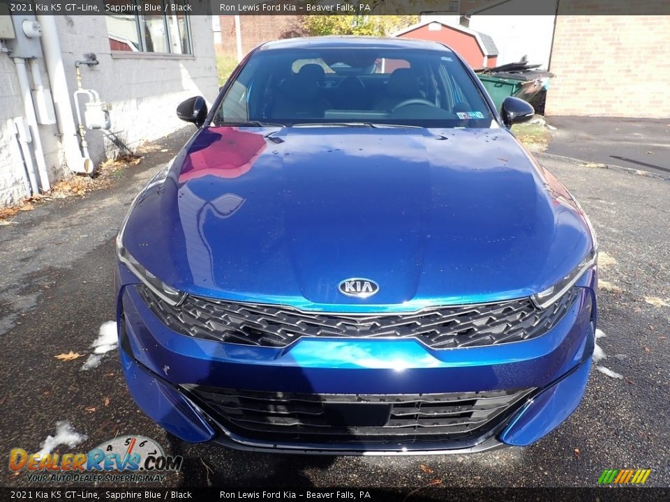 2021 Kia K5 GT-Line Sapphire Blue / Black Photo #7