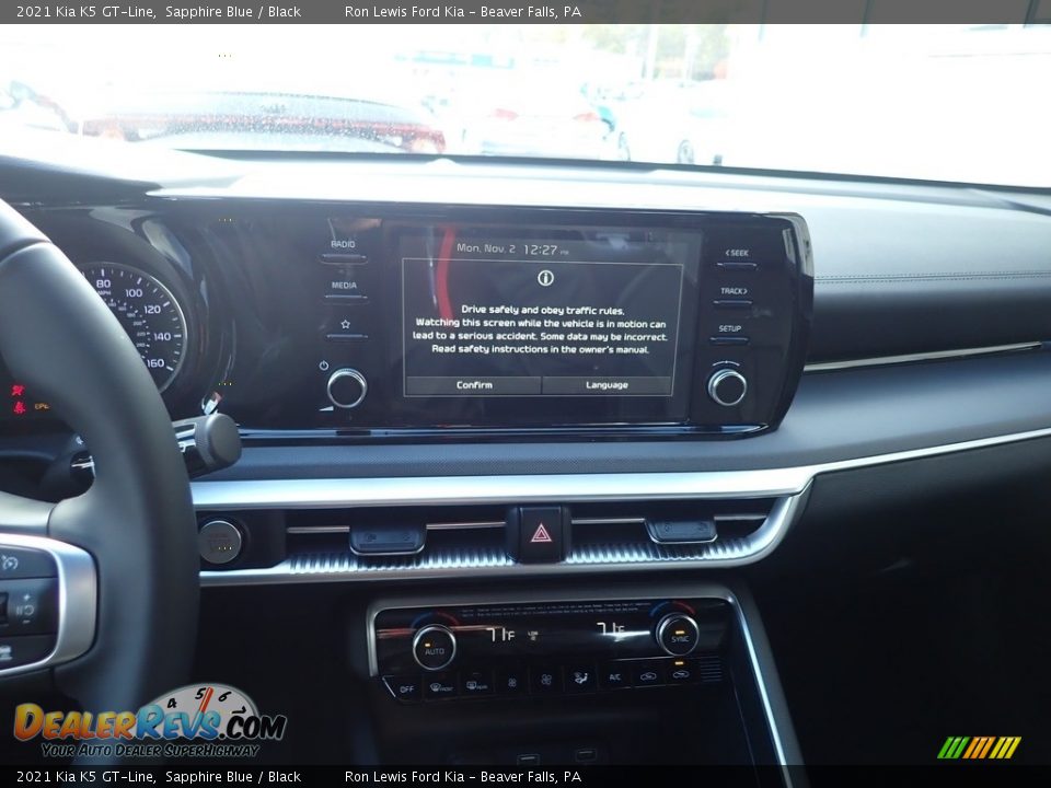 2021 Kia K5 GT-Line Sapphire Blue / Black Photo #15