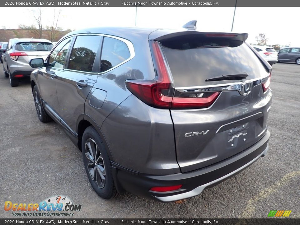 2020 Honda CR-V EX AWD Modern Steel Metallic / Gray Photo #2