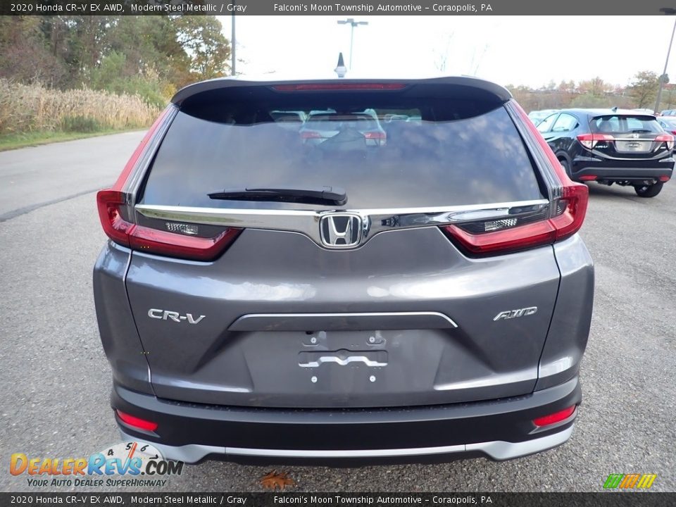 2020 Honda CR-V EX AWD Modern Steel Metallic / Gray Photo #3