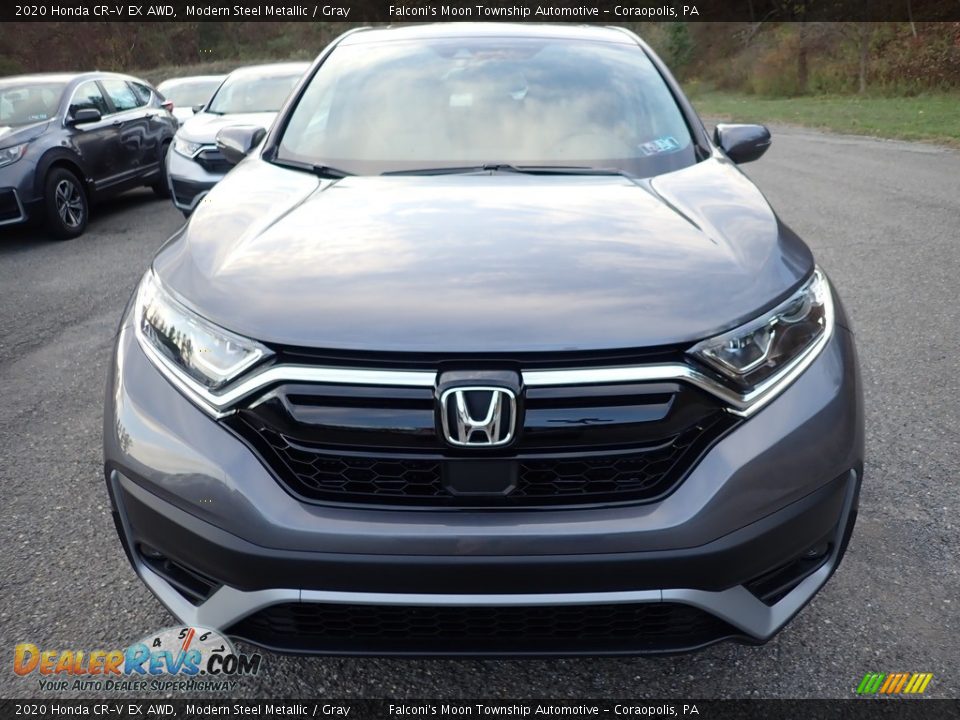 2020 Honda CR-V EX AWD Modern Steel Metallic / Gray Photo #6