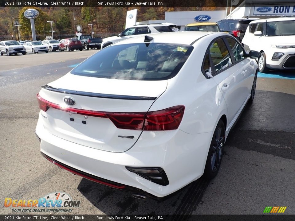 2021 Kia Forte GT-Line Clear White / Black Photo #2