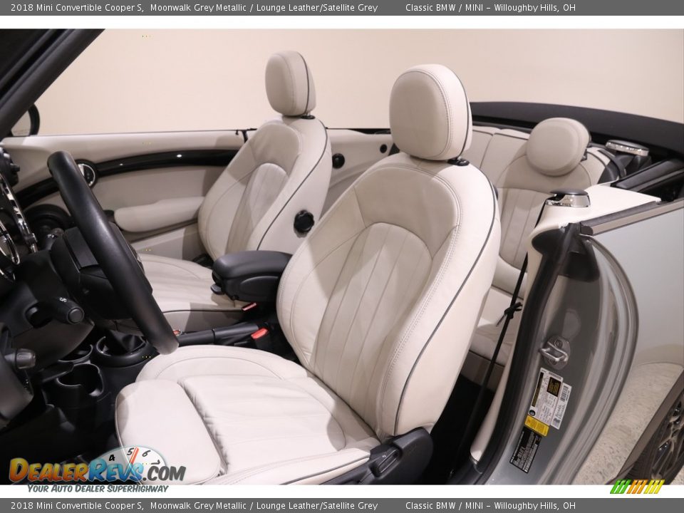 Lounge Leather/Satellite Grey Interior - 2018 Mini Convertible Cooper S Photo #7