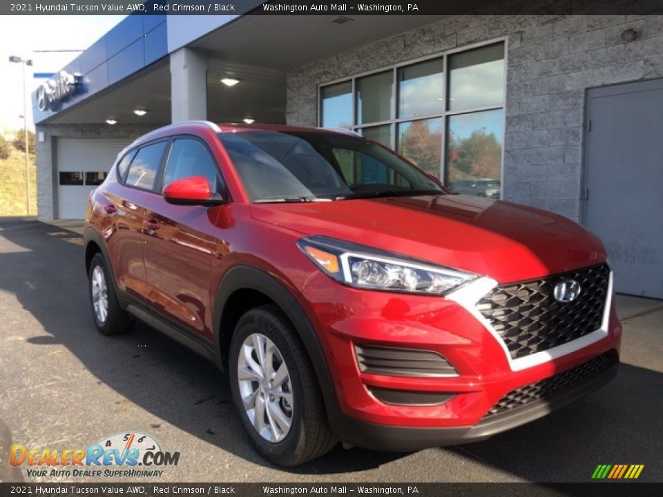 2021 Hyundai Tucson Value AWD Red Crimson / Black Photo #1
