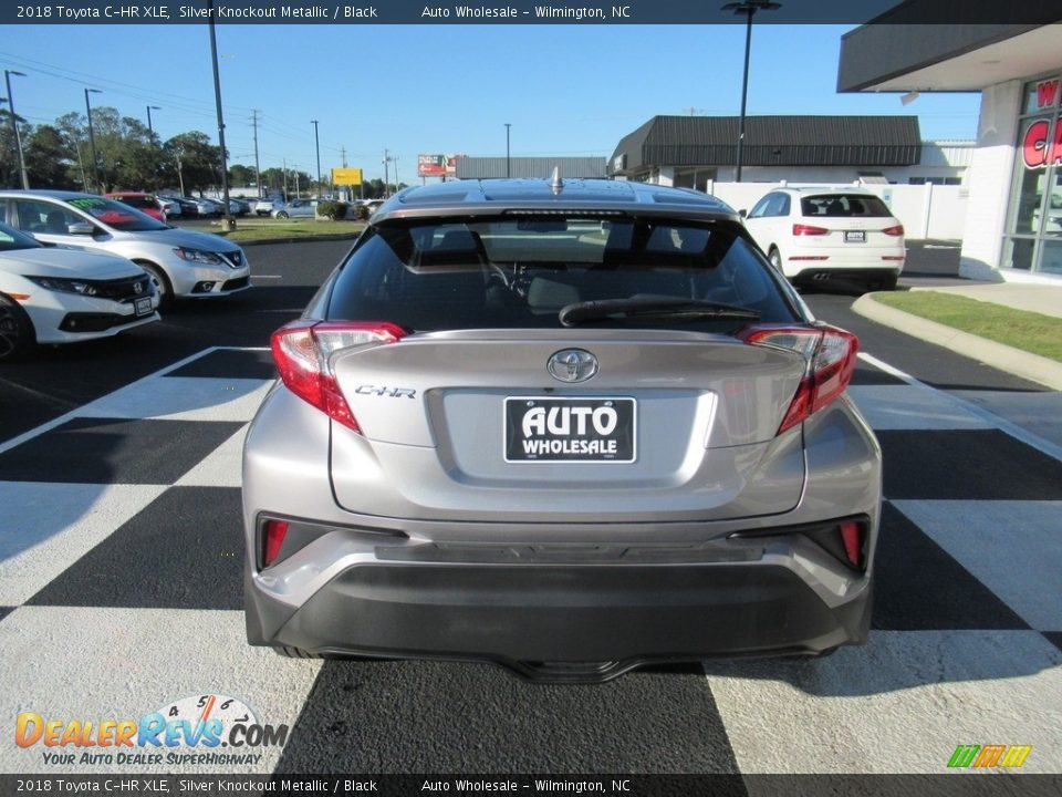 2018 Toyota C-HR XLE Silver Knockout Metallic / Black Photo #4