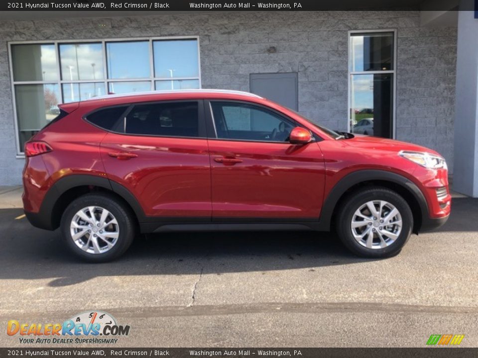 2021 Hyundai Tucson Value AWD Red Crimson / Black Photo #2