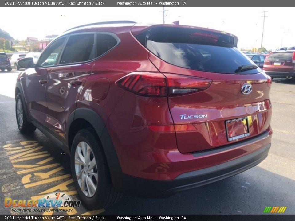 2021 Hyundai Tucson Value AWD Red Crimson / Black Photo #3