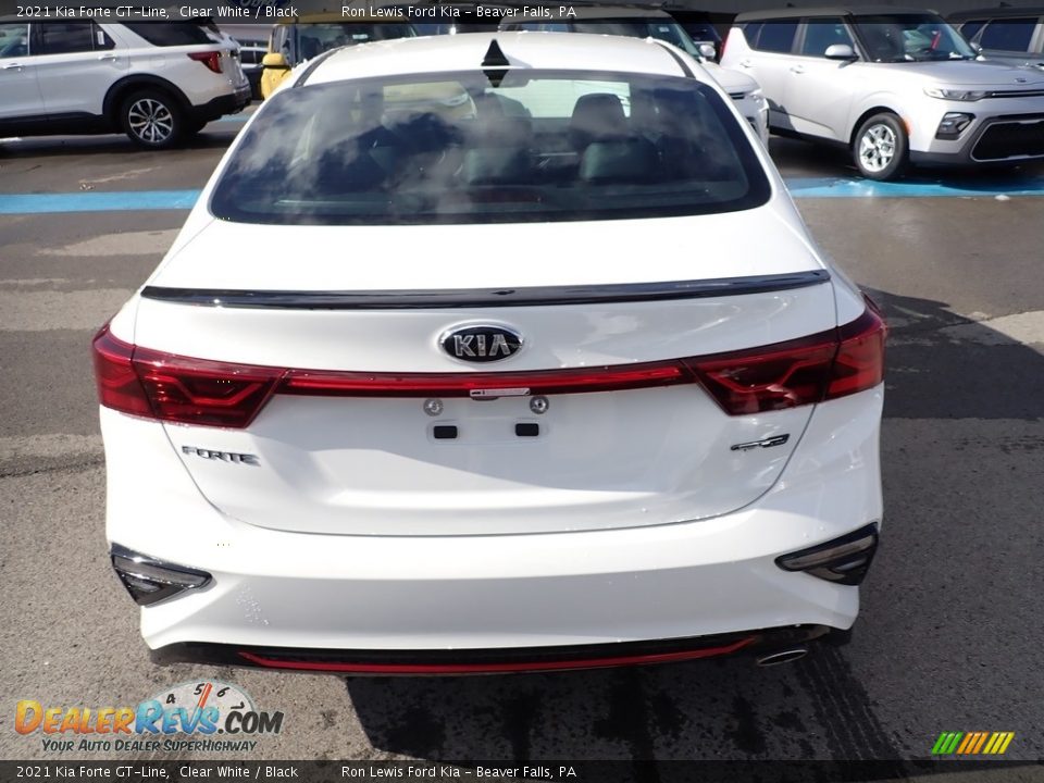 2021 Kia Forte GT-Line Clear White / Black Photo #8