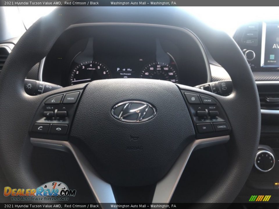 2021 Hyundai Tucson Value AWD Red Crimson / Black Photo #10