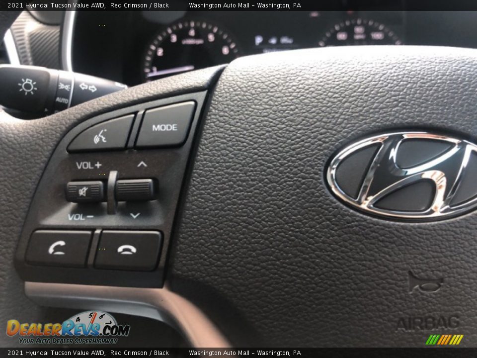 2021 Hyundai Tucson Value AWD Red Crimson / Black Photo #11