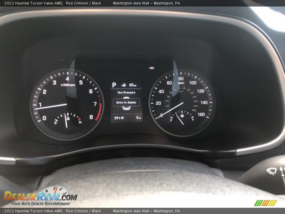 2021 Hyundai Tucson Value AWD Red Crimson / Black Photo #13