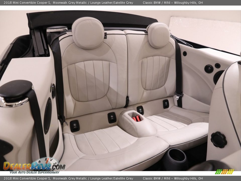 Rear Seat of 2018 Mini Convertible Cooper S Photo #24