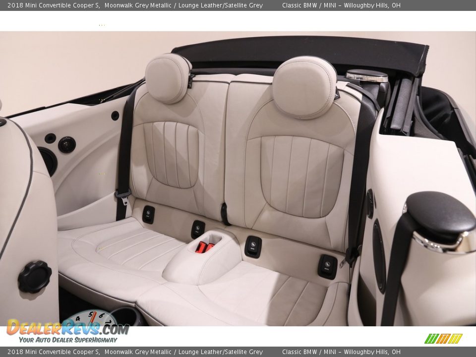 Rear Seat of 2018 Mini Convertible Cooper S Photo #25