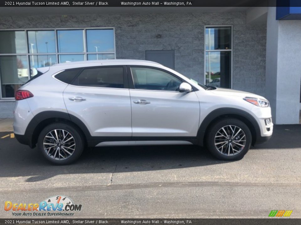 Stellar Silver 2021 Hyundai Tucson Limited AWD Photo #2