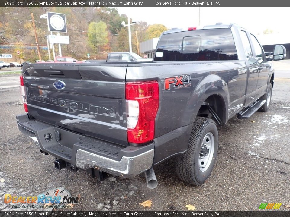 2020 Ford F350 Super Duty XL SuperCab 4x4 Magnetic / Medium Earth Gray Photo #2