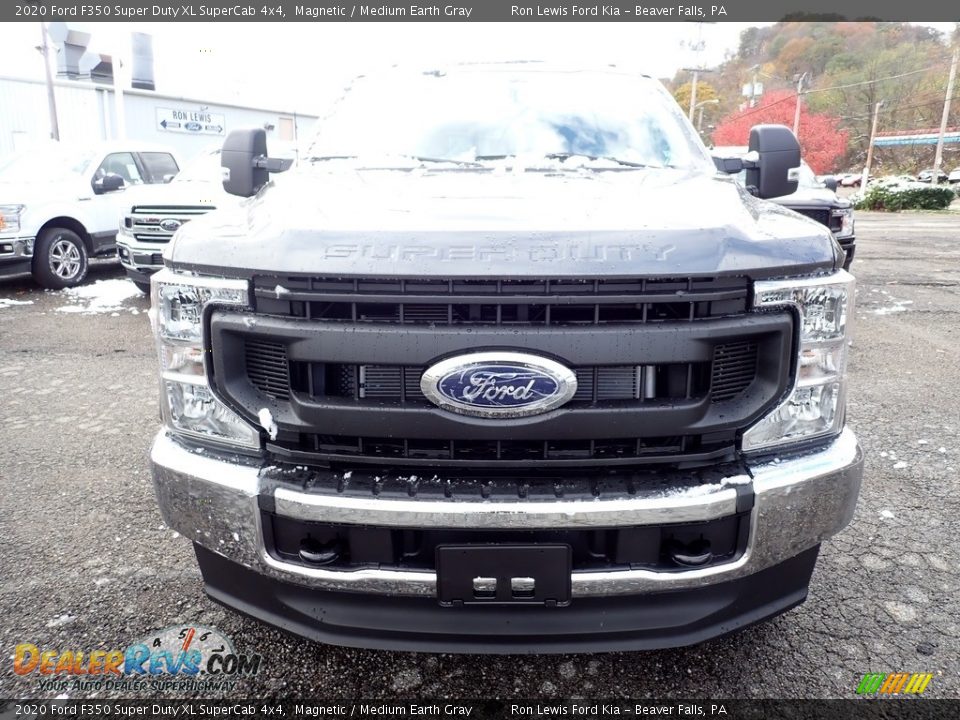 2020 Ford F350 Super Duty XL SuperCab 4x4 Magnetic / Medium Earth Gray Photo #4