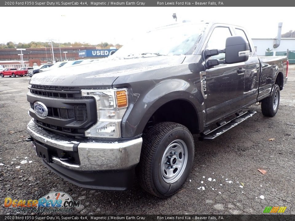 2020 Ford F350 Super Duty XL SuperCab 4x4 Magnetic / Medium Earth Gray Photo #5