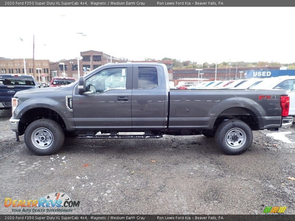 2020 Ford F350 Super Duty XL SuperCab 4x4 Magnetic / Medium Earth Gray Photo #6