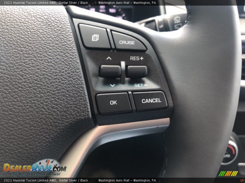 2021 Hyundai Tucson Limited AWD Steering Wheel Photo #12