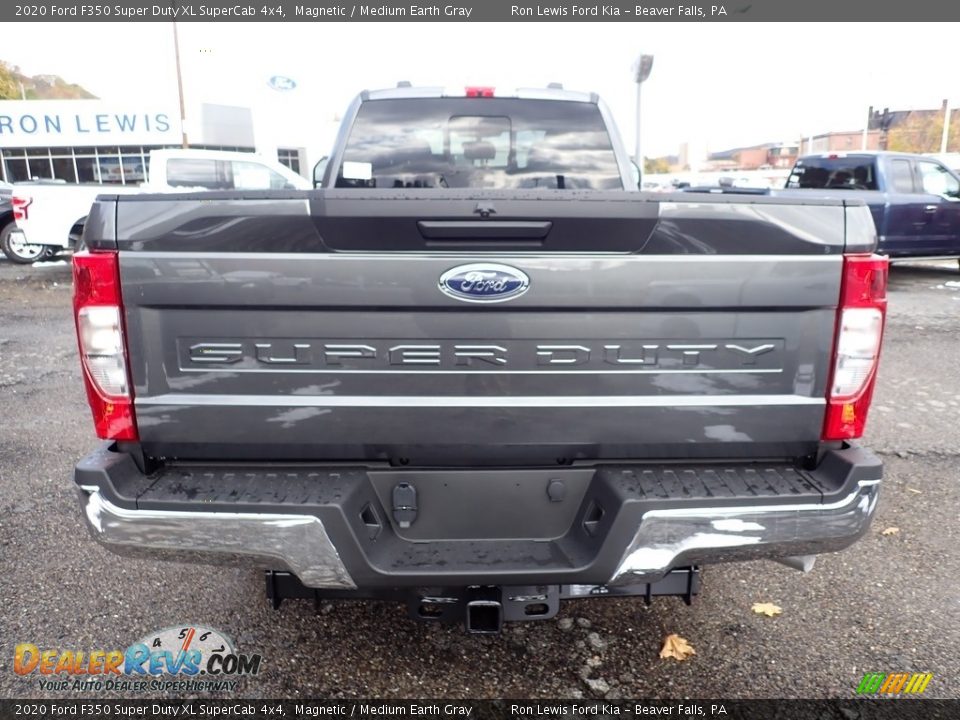 2020 Ford F350 Super Duty XL SuperCab 4x4 Magnetic / Medium Earth Gray Photo #8