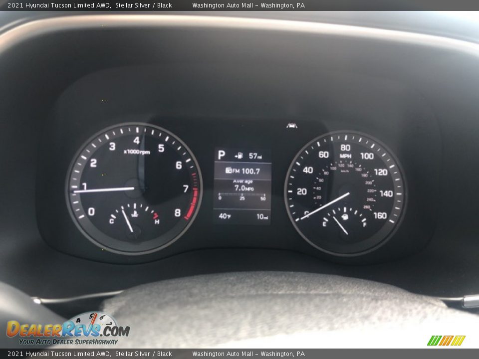 2021 Hyundai Tucson Limited AWD Gauges Photo #13