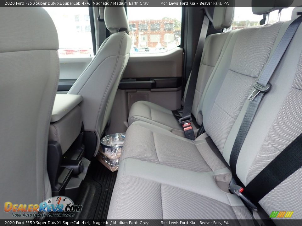2020 Ford F350 Super Duty XL SuperCab 4x4 Magnetic / Medium Earth Gray Photo #10