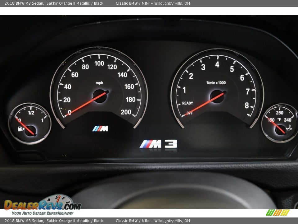 2018 BMW M3 Sedan Gauges Photo #9